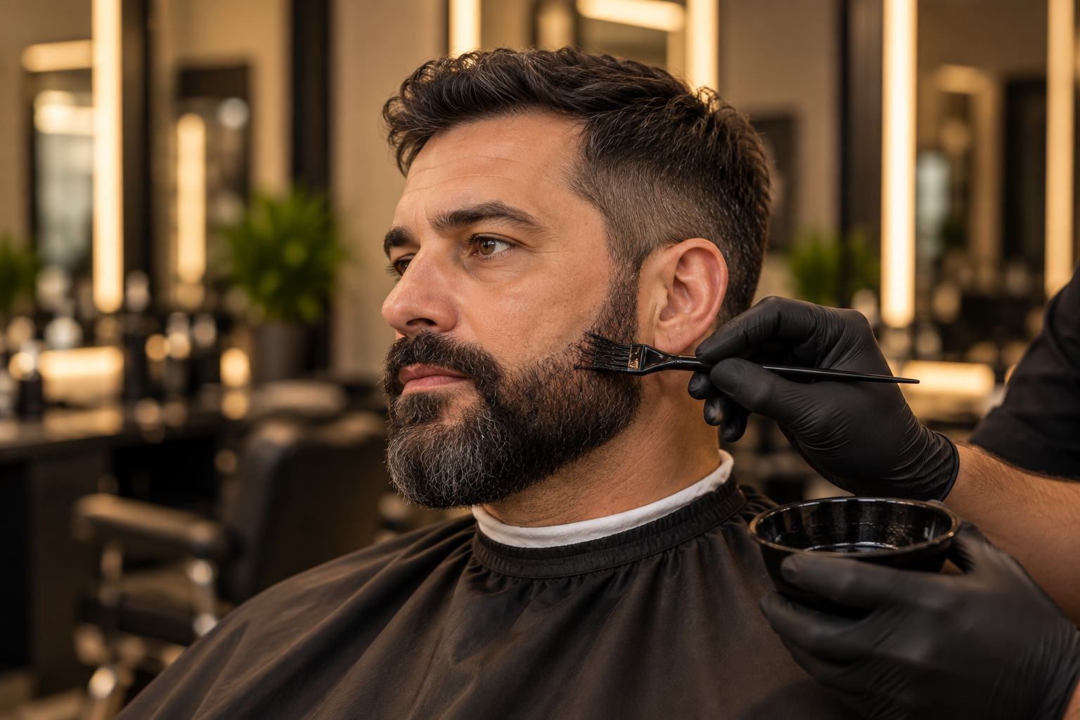 Fotografía de Tinturado y Definición de Barba